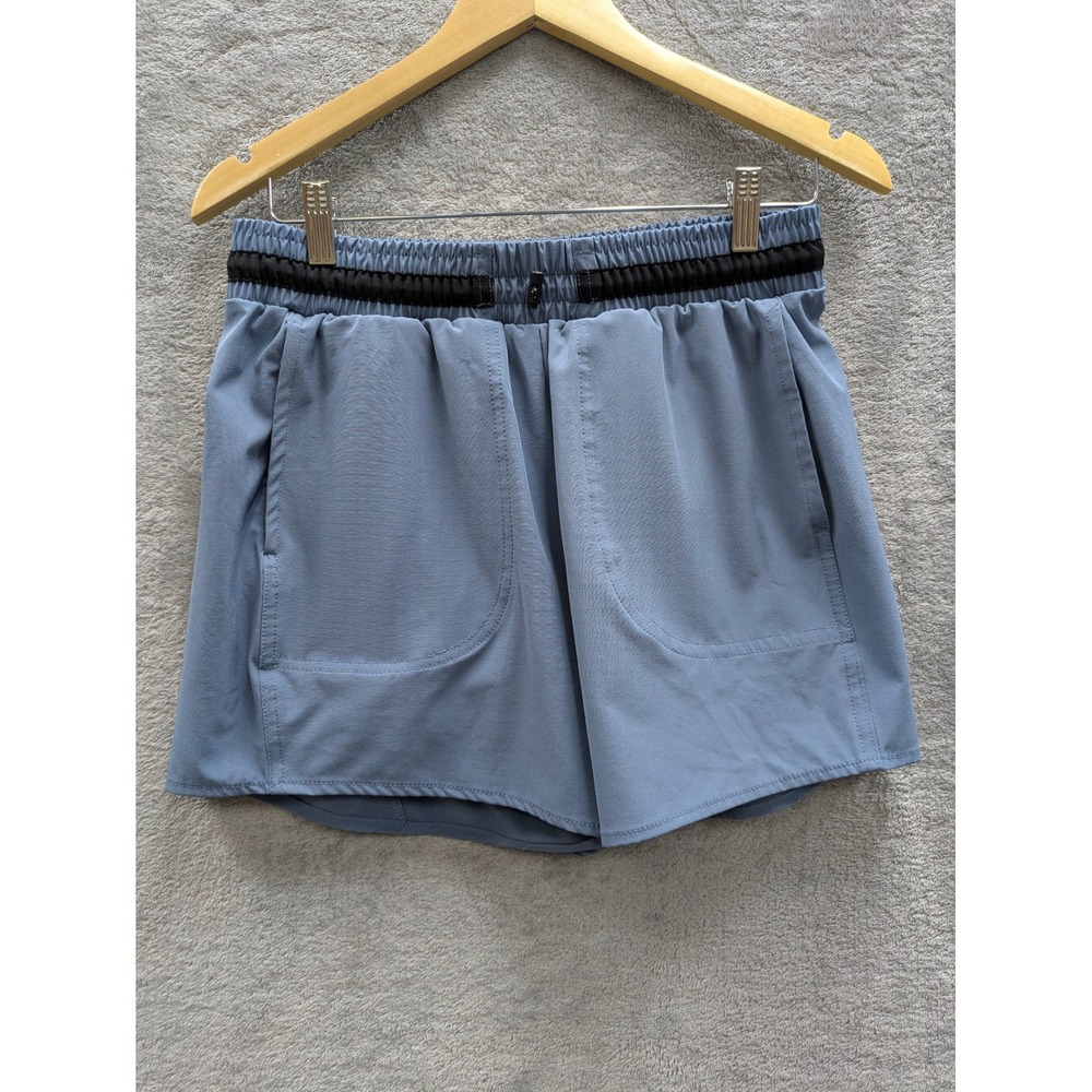 Gorpcore Active Shorts Women Small Blue Spyder Elastic Waist Pockets 5034